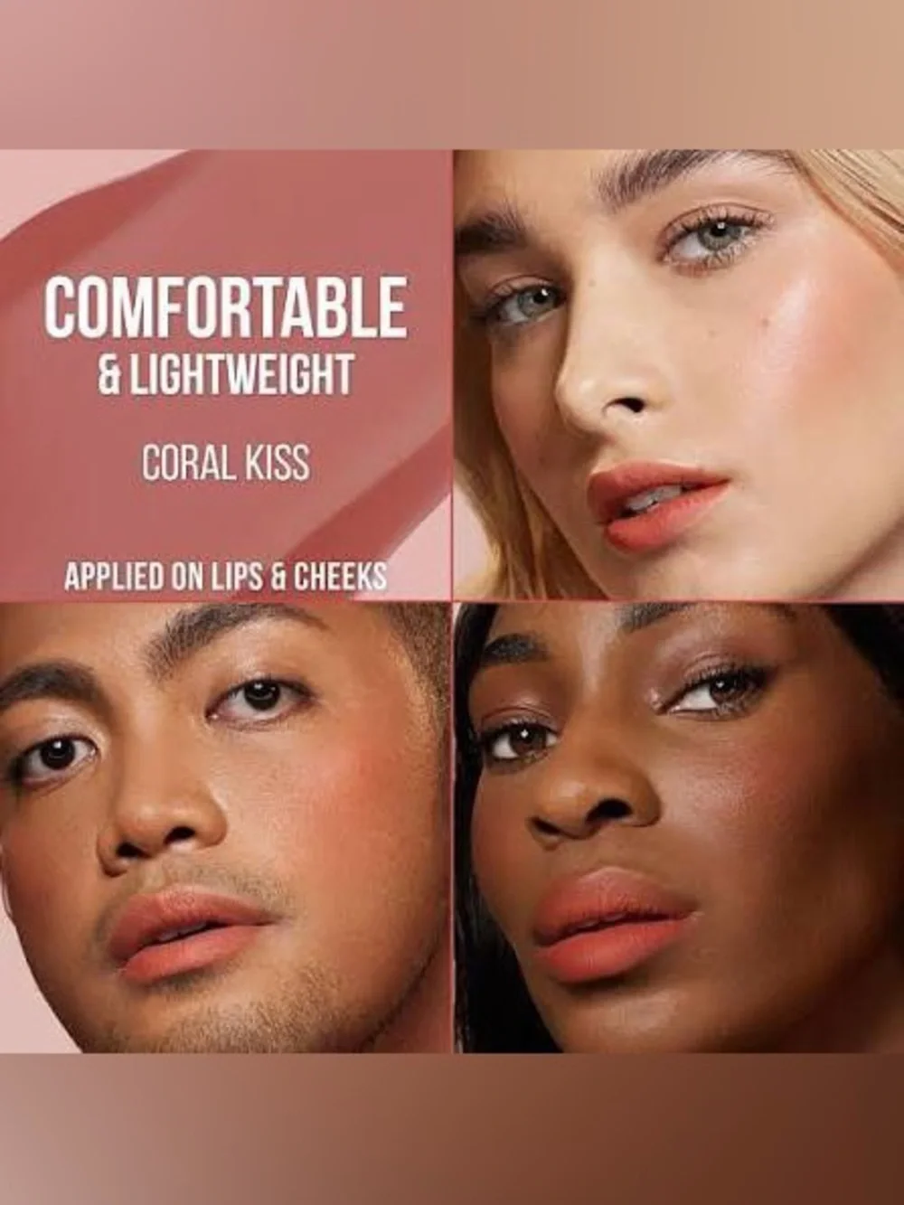 BOGO SALE! HUDA Beauty Lip Blush • Coral Kiss • New in Box | Buy 1 Get 1 FREE